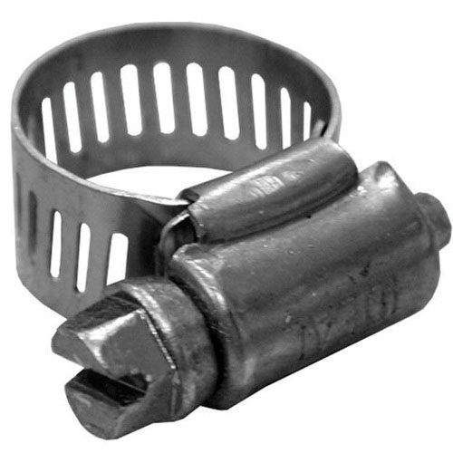 Stainless Steel Full Size Worm Gear Clamp, #6, 3/8 - 7/8 in Dia