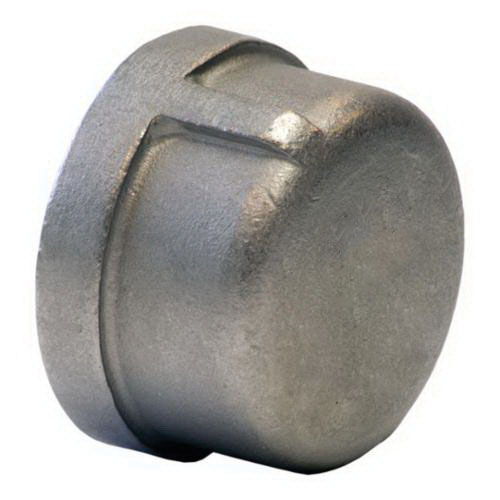 304 Stainless Steel Class 150 Cast Banded Round Cap, FNPT, Import
