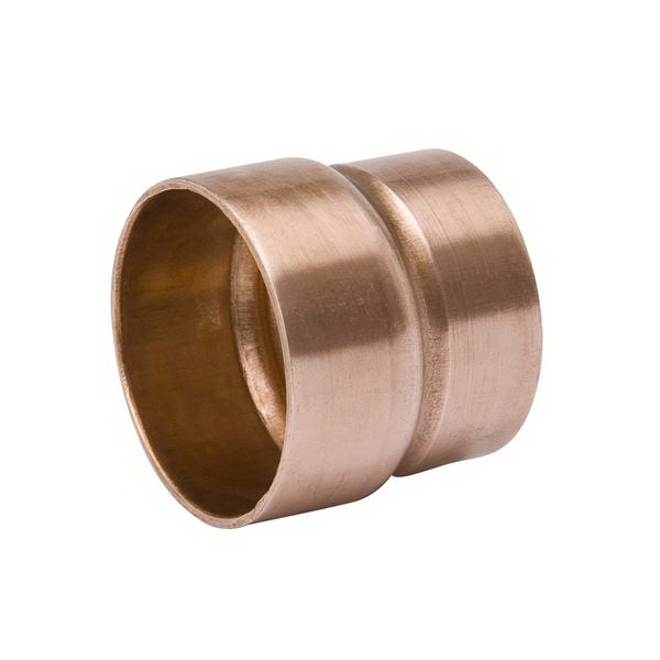 Copper Wrot DWV Extended Bushing, 1-1/2 in x 1-1/4 in, Fitting x Copper