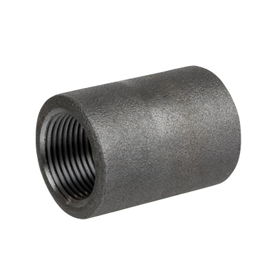 Carbon Steel Class 3000 Forged Coupling, 1/8 in, Threaded, Import
