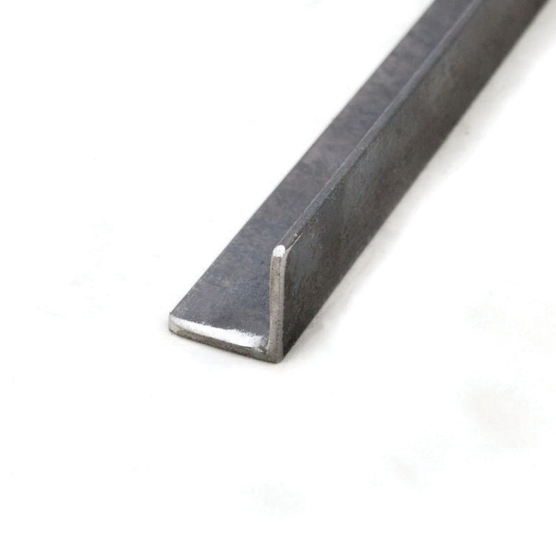Plain Carbon Steel Angle Iron, 2 in x 2 in x 1/4 in