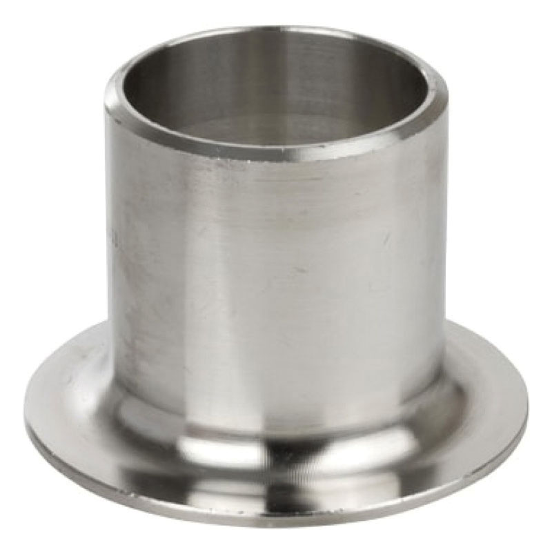 304L Stainless Steel SCH 10 Type A Stub End, 3/4 in, Domestic