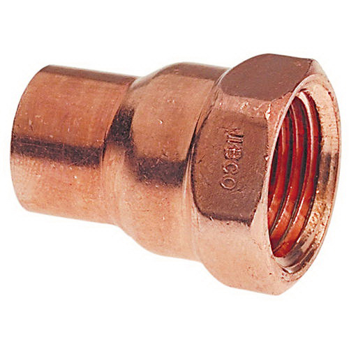 Copper Wrot Adapter, Copper x FNPT