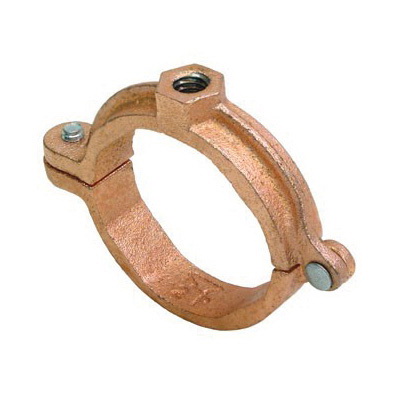 Copper Colored Epoxy Malleable Iron Extension Split Standoff Tubing Clamp