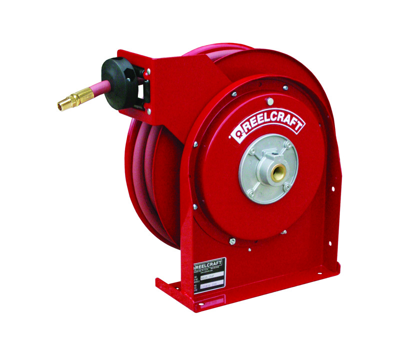 Reelcraft - #4425 OLP - Hose Reel - 1/4 x 25ft - 300 psi - Air / Water w/ Hose