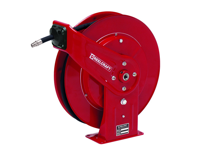 Reelcraft - #7450 OHP - Hose Reel - 1/4 x 50ft - 5000 psi - Grease w/ Hose