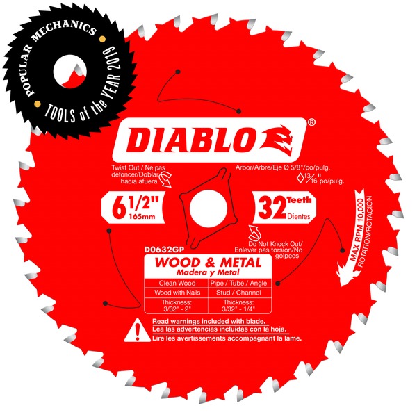 DIABLO #D0632GPX 6-1/2 X 32 GP CSB - CLAM