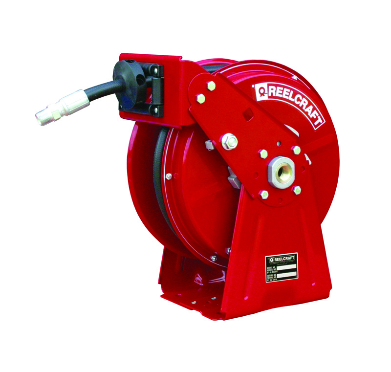 Reelcraft - #DP5635 OHP - Hose Reel - 3/8 x 35ft - 4000 psi - Grease w/ Hose