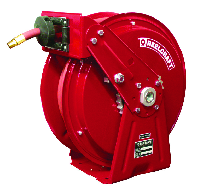 Reelcraft - #DP7450 OLP - Hose Reel - 1/4 x 50ft - 300 psi - Air / Water w/ Hose