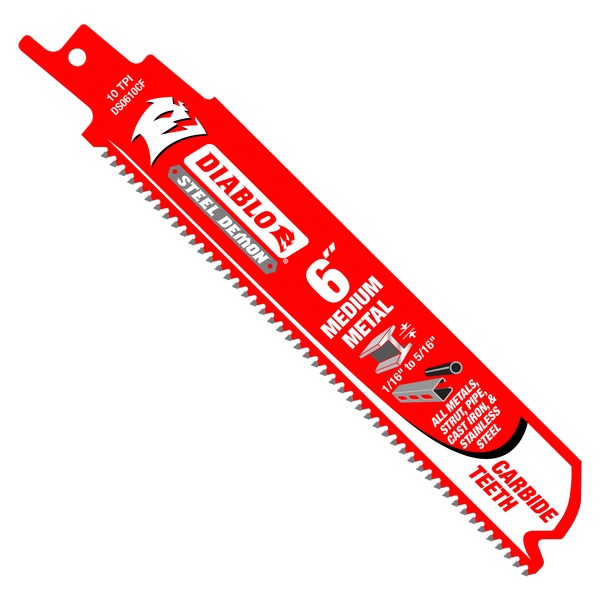 DIABLO #DS0610CF TCT MEDIUM METAL - 6 10 TPI