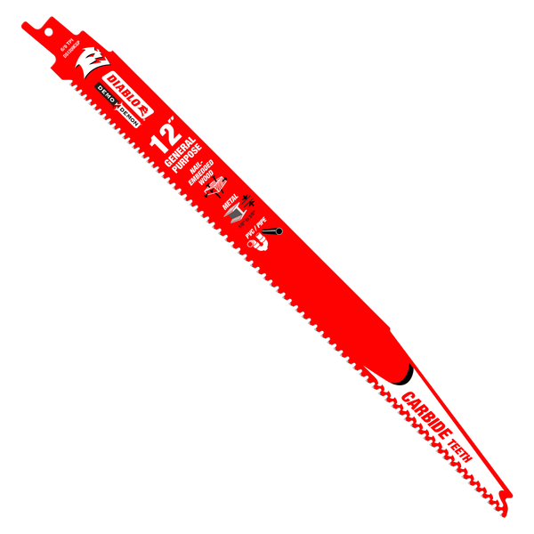 DIABLO #DS1209CGP3 12 CARBIDE RECIP GP - 3pk