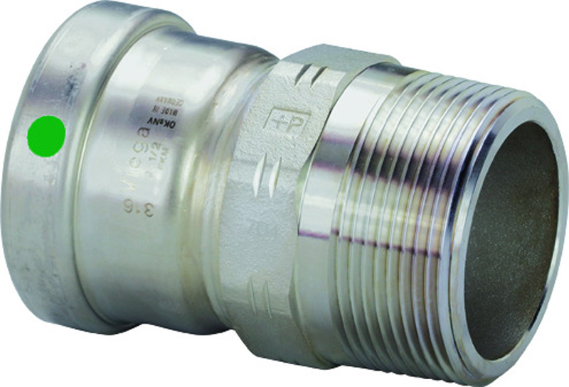 VIEGA #80070 - 4 - 316 SS PPR MALE ADPT (PXMGPRT) (EPDM)