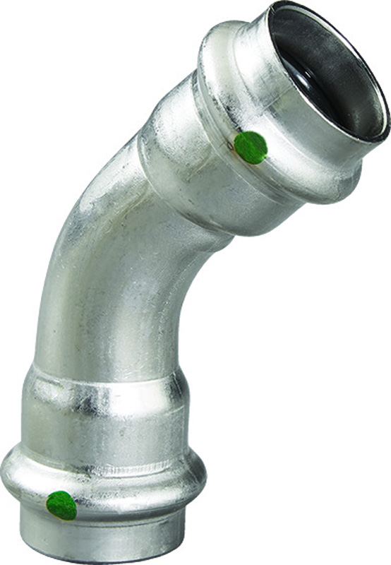 VIEGA #80450 - 3/4 - 316 SS PPR 45 DEG ELL (P) (EPDM)