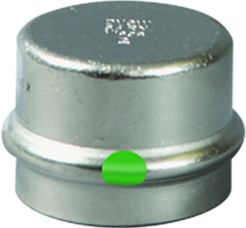 VIEGA #80375 - 1-1/2 - 316 SS PPR CAP (P) (EPDM)