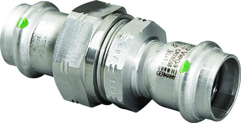 VIEGA #81020 - 1-1/4 - 316 SS PPR UNION (P) (EPDM)