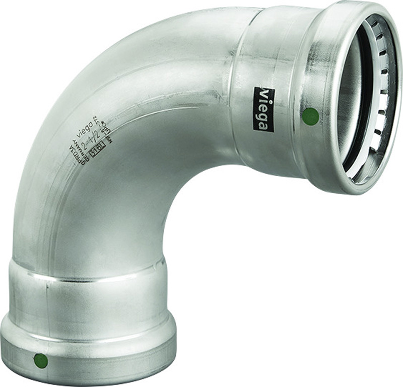 VIEGA #90505 - 3 - 316 SS MGPR 90 DEG ELL (P) (EPDM)