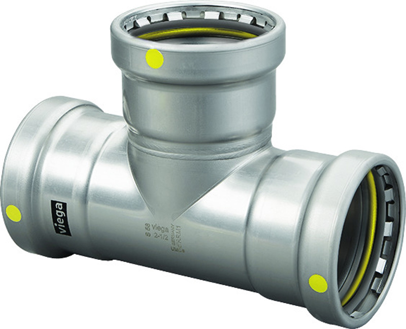 VIEGA #28660 - 2-1/2 - CS MGPR(G) TEE (PxP) (HNBR)