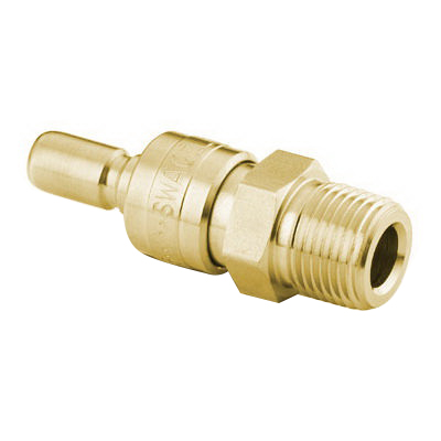 1/4 MPT TYLOK BRASS INSTRUMENTATION QUICK-CONNECT STEM W/O VLV B-QC4-S-4PM