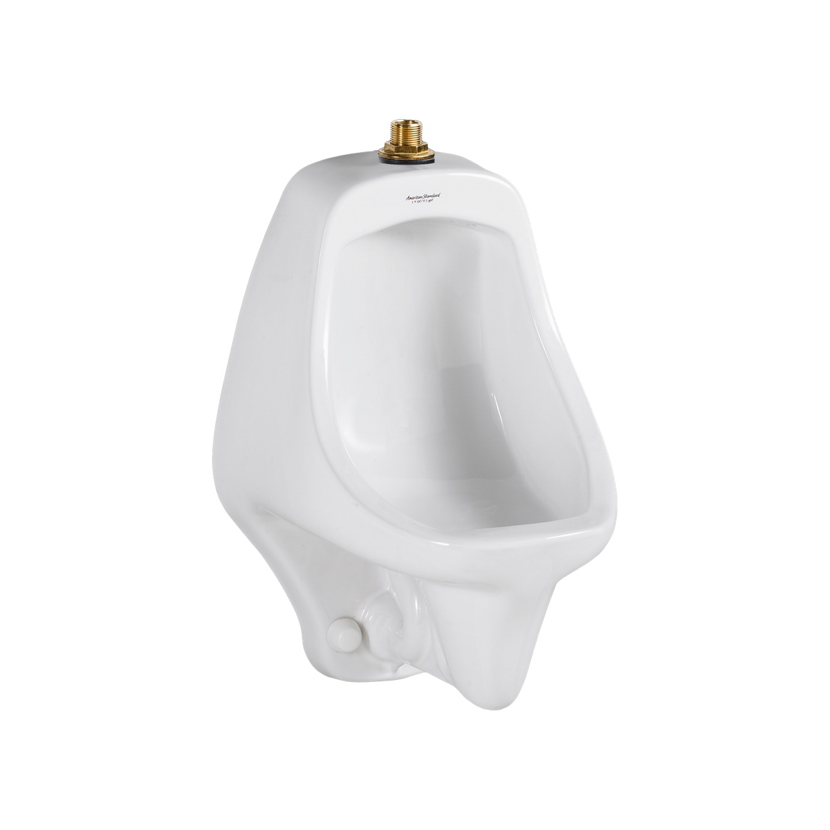 American Standard Allbrook® 6550.001.020 White Vitreous China Wall Mount High Efficiency Universal Urinal, NPTF Outlet, 0.5 - 1 gpf