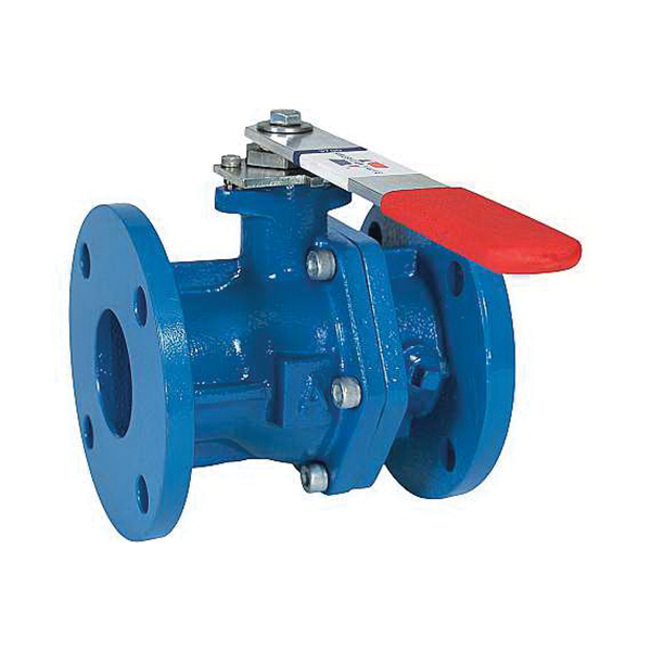 American Valve® 3700 Epoxy Coated Lead Free Cast Iron Full Port Ball Valve, Flanged, 200 psi, 200 deg F