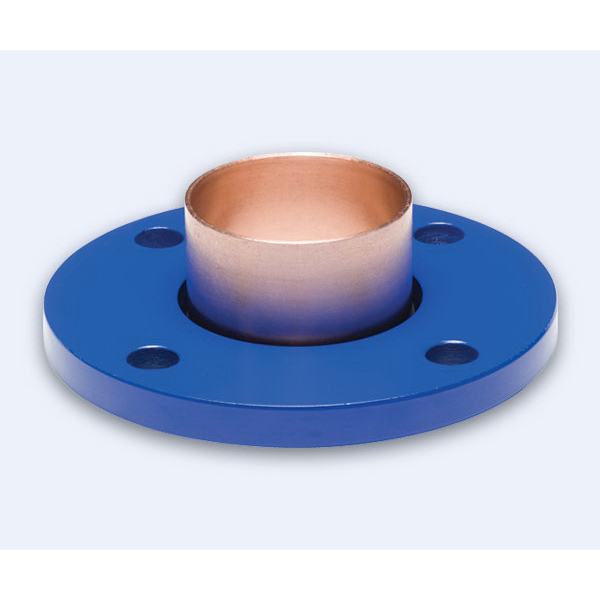 CTS Flange Powder Coated Plate Steel/Copper Class 150 Companion Flange Adapter, Solder Joint, Domestic