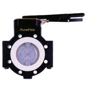 Durcor® Series 800 Wafer Butterfly Valve, Flanged, 150 psi, -60 to 250 deg F