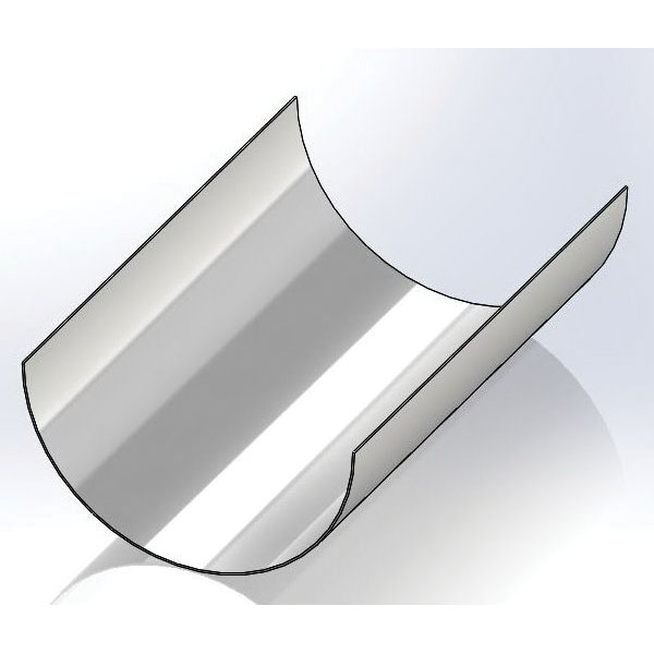 Empire 167G0800 Electro Galvanized Steel Pipe Covering Protection Shield, Size 08