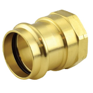 EPC Apollopress® Brass Small Diameter Press Adapter, Copper x FNPT, Domestic
