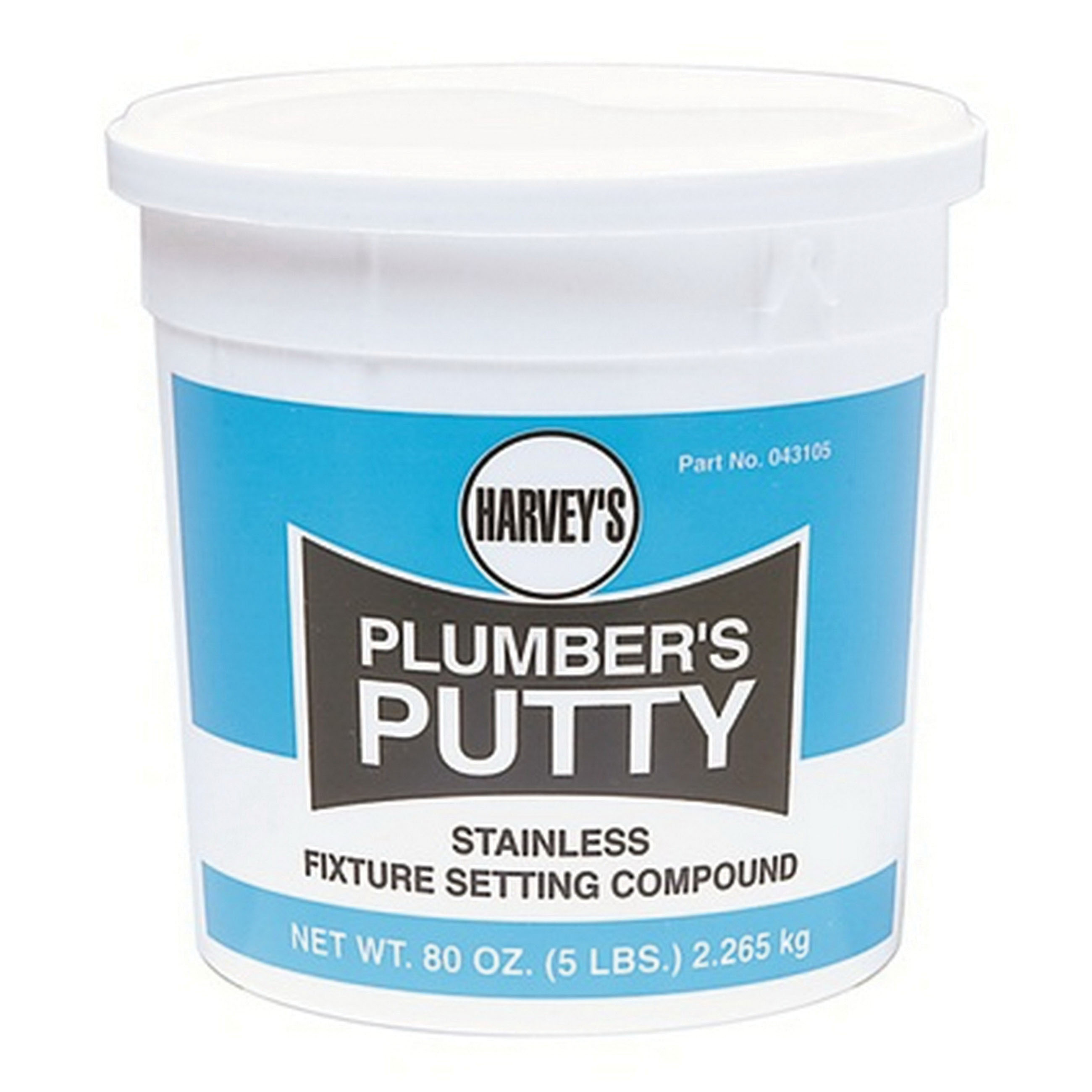 Harvey® 043105 Professional Grade Plumbers Putty, 5 lb, Off white