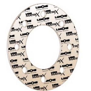 Lamons L100 Tan PTFE Biaxally Orientated Gasket Sheet, 60 in L x 60 in W x 1/8 in THK