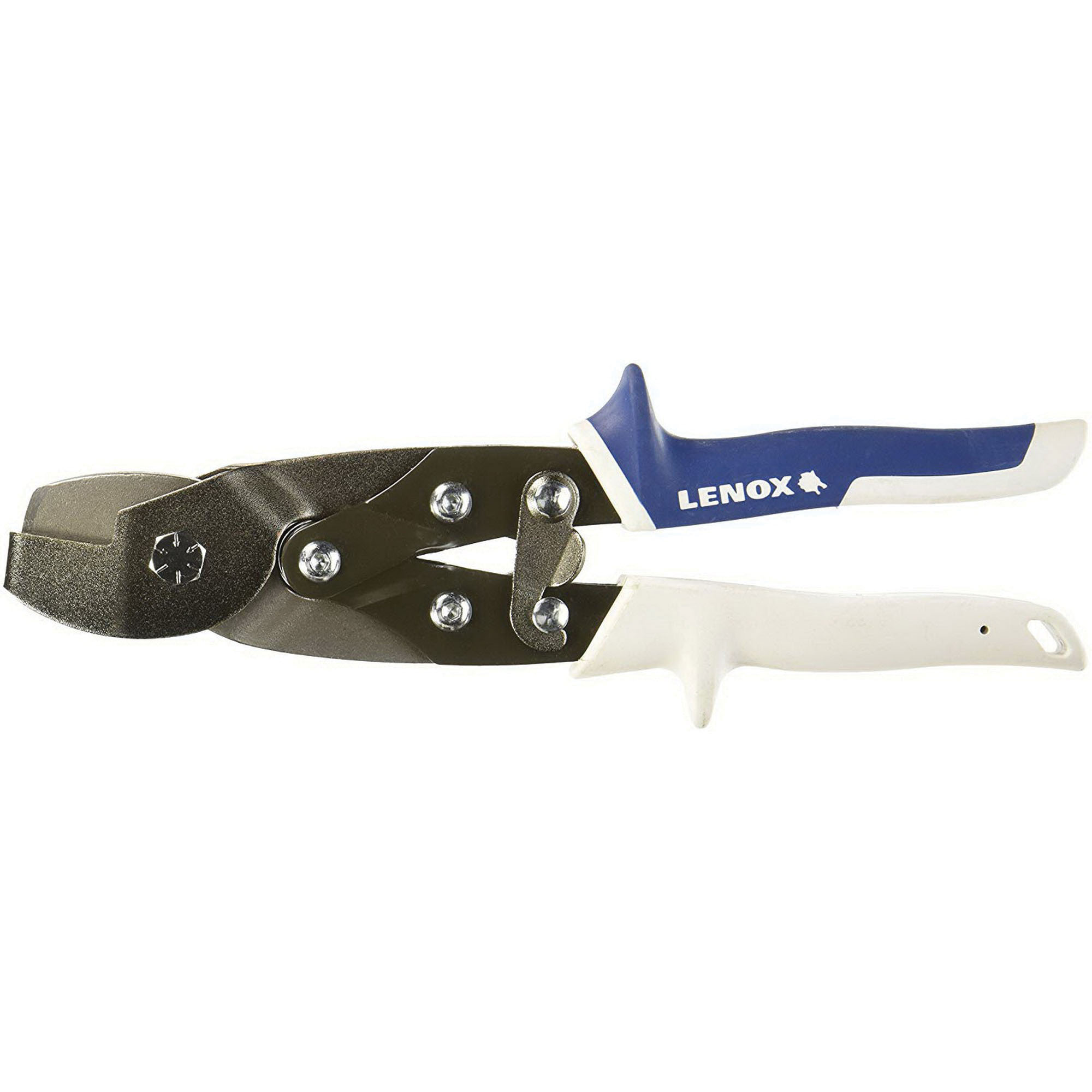 Lenox® 22211N2 Blue/White V Notcher, 1 in L Jaw, 18 ga Sheet Metal/22 ga Stainless Steel