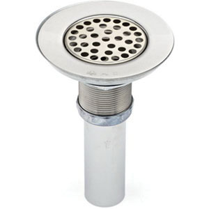 McGuire™ 152 Chrome Plated Brass Stamped Wide Top Strainer, 4-1/2 in Dia