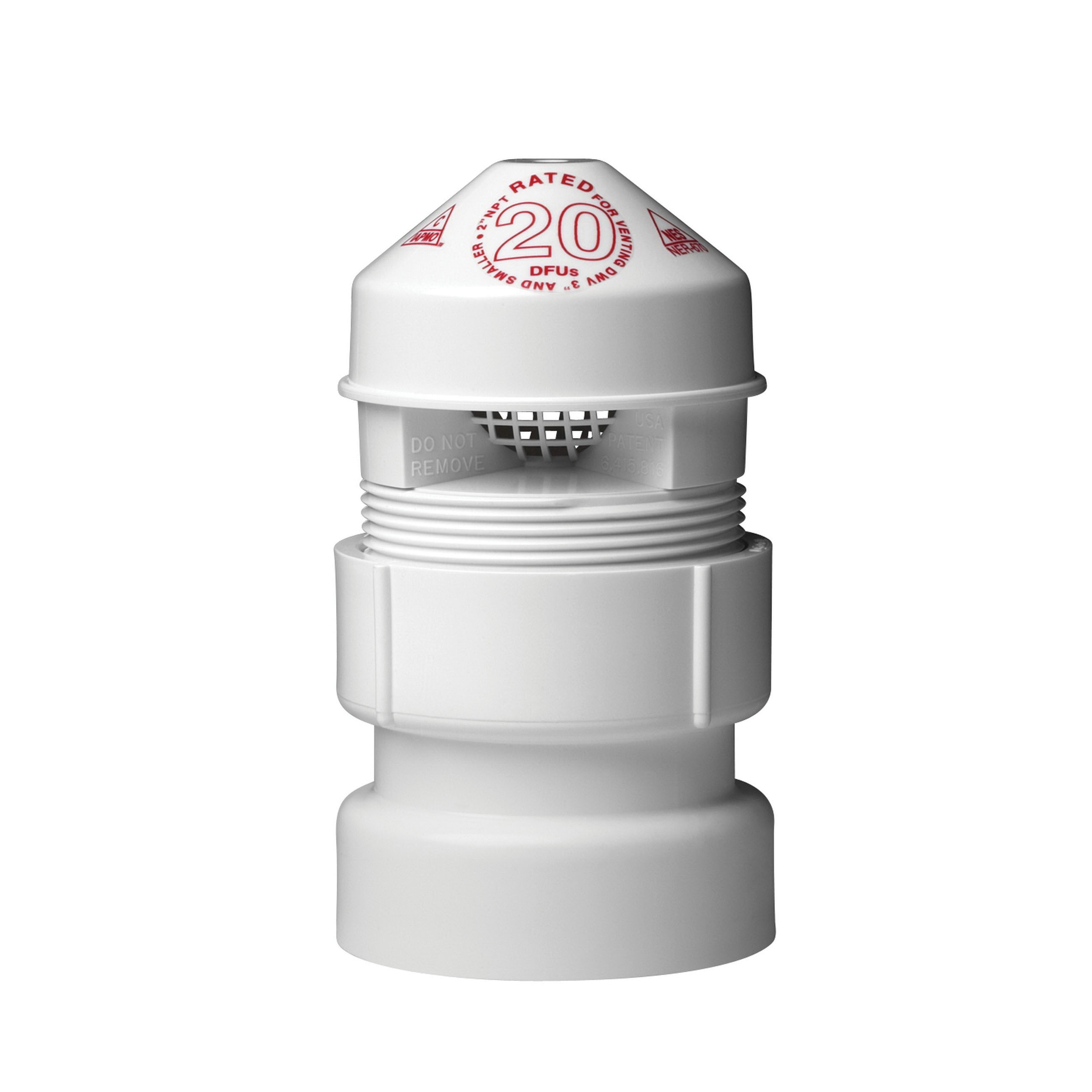 Oatey® SURE-VENT® 39017 PVC SCH 40 Air Admittance Valve with Adapter, 2 in, NPT