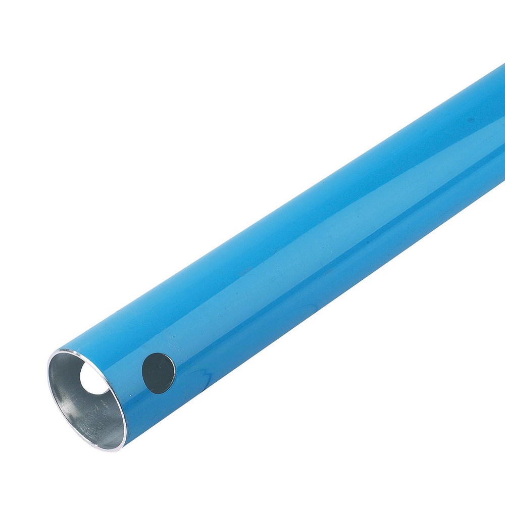 Parker® Transair® 1016A50 04 Powder Coated/Blue Aluminum Rigid Pipe, 2 in x 20 ft