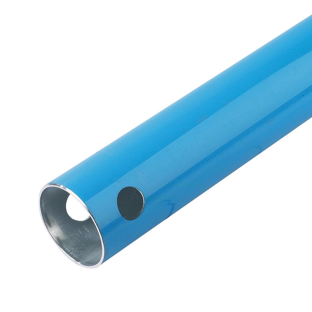 Parker® Transair® 1014A17 04 Powder Coated/Blue Aluminum Rigid Pipe, 1/2 in x 15 ft