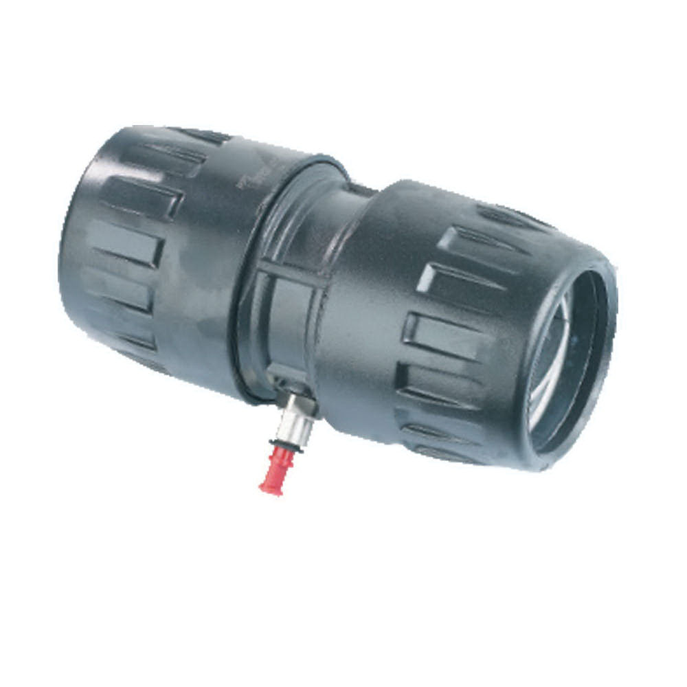 Parker® Black Aluminum Treated Union Connector with Vent