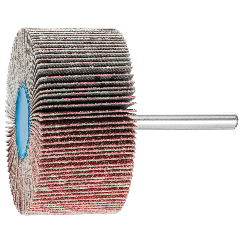 PFERD 45209 Aluminum Oxide Mounted Standard Flap Wheel, 3 in, Grit 80, 20000 rpm
