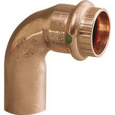 ProPress® Copper 90 deg Street Elbow, Press x Fitting, Import