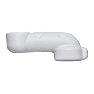 TRUEBRO® Lav Guard® 2 82195 China White Molded Vinyl Offset Tailpiece Safety Cover for Tubular P-Trap Undersink System