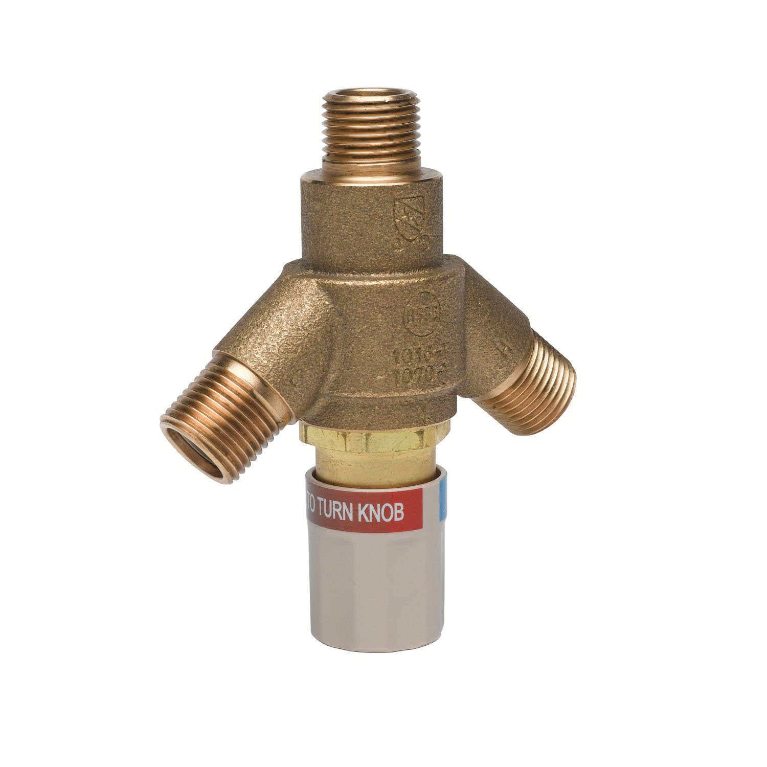 T & S Check Point™ EC-TMV Brass Below Deck Thermostatic Mixing Valve, 1/2 in, NPSM, 0.5 gpm