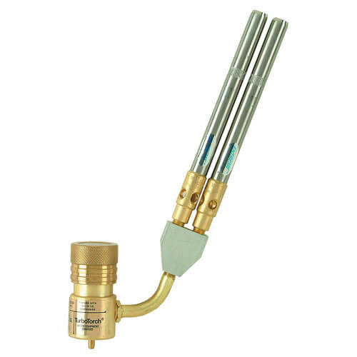 Turbotorch® 0386-1283 Swirl Double Barrel Torch Kit, 1-1/2 - 6 in (MAPP), 1 - 4 in (Propane) Soft Solders
