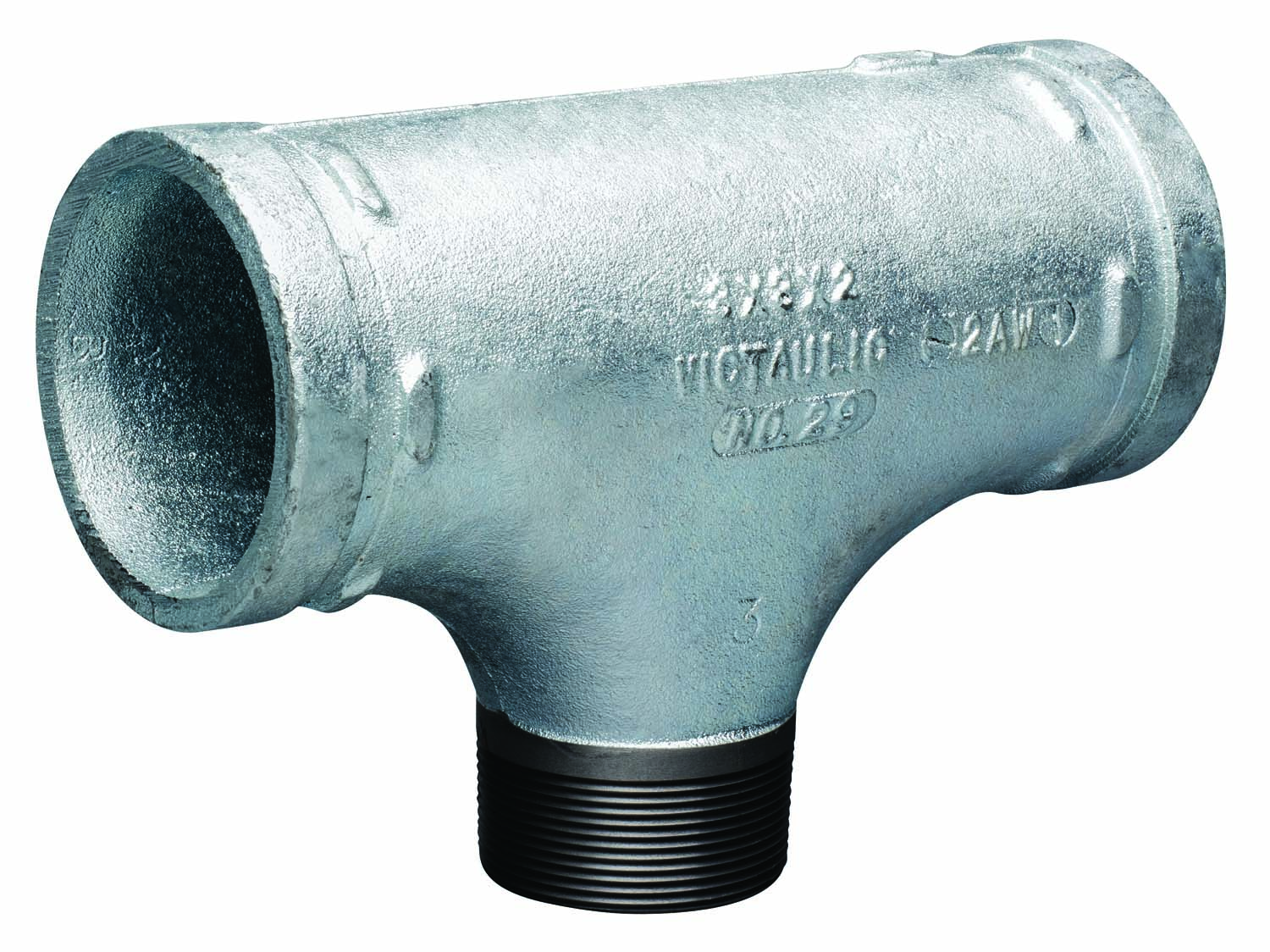 2-1/2x2-1/2x2 VIC #29T RD TEE GLV NPT Style 029 FC20029G02
